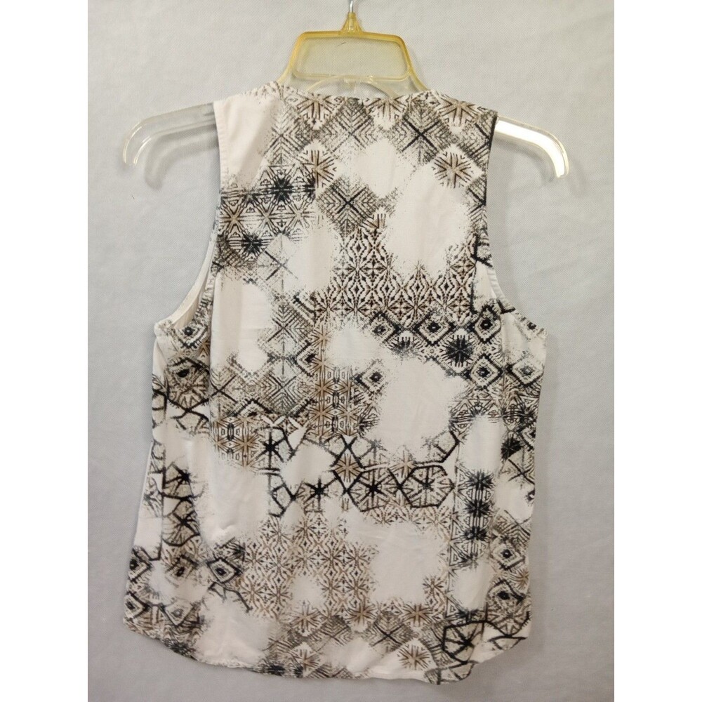 Braeve Women Medium Black White pullover v neck Sleeveless - Picture 6 of 7